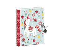 Janod J07867 Party Batman Journal intime secret avec serrure (2 modèles assortis : renard + licorne), blanc, taille unique