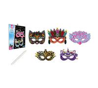 Janod J07890 Batman Scratch Art Party Masks, Multi, one Size