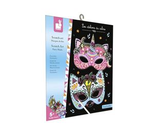 Janod J07890 Batman Scratch Art Party Masks, Multi, one Size