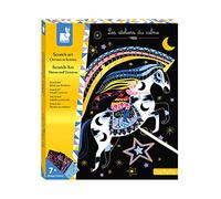 Janod J07895 Kit Créatif - Scratch Art Chevaux et Licornes