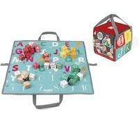 JANOD J08077 Kubix 40 Bois Blocs,Lettres + Chiffres Tout Neuf Emballage