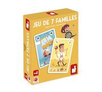 Janod - Jeu de 7 Familles - Thème Fête Foraine - Jeu de Société Enfant - Jeu de Cartes - Carton Certifié FSC - Dès 4 Ans