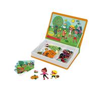Janod Jeu magnétique Magnéti'Book 4 Saisons J02721 - 48 aimants, 16 cartes, dès 3 ans, multicolore