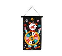 Janod Jeu de fléchettes magnétiques Cirque - Recto/verso, 6 fléchettes - Multicolore, 4-8 ans