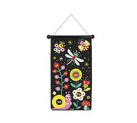 Janod - Jeu de Fléchettes Magnétiques thème Jardin - Recto/Verso - Jeu d'Adresse - Apprentissage Agilité et Concentration - 6 Fléchettes - Dès 4 Ans, J02075
