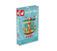 Janod – Jeu de société Jeu de l'Oie Carrousel – Figurines en bois – Dès 4 ans (J02743)