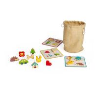 Janod Jeu de mémoire Memory Touch Multicolore 3-6 ans Enfants