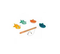 Janod - Jeu de Peche à la Ligne avec 2 Aspergeurs Inclus - Jouets Bain pour Bebe Enfant 2 3 4 Ans - Développe L'Imagination & Eveille Les Sens - des 2 Ans, J04715