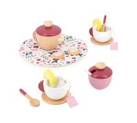 Janod Jeu de thé Twist Tea pour enfants Rose
