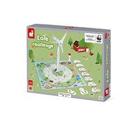 Janod - Jeu Eole Challenge - Jeu de Société Enfant - Jeu de Coopération Ludo-éducatif - Fabriqué en France - Partenariat WWF - Carton Certifié FSC - Dès 6 Ans, J08638