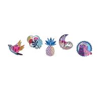Janod Kit créatif Pixel Art Strass Jolies Décos Rose
