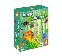 Janod - Jungle Pictures - Jeu de Société Enfant - Jeu d'Observation Ludo-Educatif - Certifié FSC - Dès 5 ans , J02642