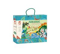 Janod Mallette d'explorateur Jurassic Explorer - Kit loisirs créatifs 6 activités Multicolore 6 ans+