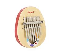 Janod - Kalimba en Bois Confetti - Jouet d'Imitation et Éveil Musical - 8 Clés en Métal - Kalimba Enfant avec Sons Doux - Dès 3 Ans, J07642