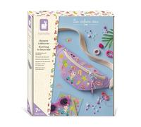 Janod - Kit Créatif Personnalisation Sac Banane - Personnalise ta Sacoche Banane - Coffret DIY Complet : 1 Banane + Décalcomanies + Porte-Clé - Sac100% Coton OEKOTEX - Activité Manuelle Dès 7 Ans