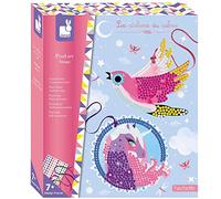 Janod Kit créatif Pixel Art Strass Jolies Décos Rose