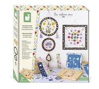Janod - Kit Presse à Fleurs Enfant - 6 Activités à Réaliser - Les Ateliers Déco - Kit Loisir Créatif Enfant - Motricité Fine et Concentration - Dès 7 Ans, J07879