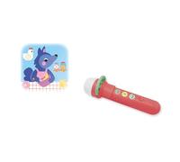 Janod - Lampe Sonore Merveilleuse - Loup Y est-tu ? - Conteuse d'Histoire Enfant - Lampe Enfant Disponible en 4 Univers - Boite à Histoire pour Enfant Evolutive - Activité Enfant 3 Ans et +