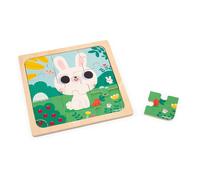 Janod Le Puzzle Du Lapin Blanc