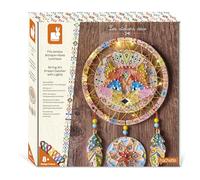 Janod Kit créatif Attrape‑rêves lumineux J09161 - Fils tendus, piles incluses - Multicolore