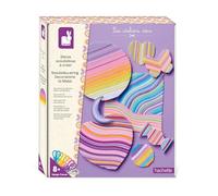 Janod – Kit créatif enfant Les Ateliers Déco : Scoubidous, 3 tableaux, 8 stickers, dès 8 ans