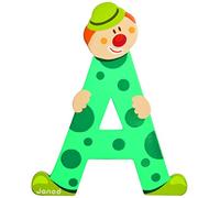 Lettre clown A - Janod - J04542 - Vert - Enfant - Mixte