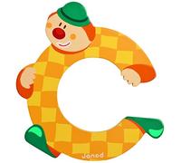 JANOD - Lettre Bois Clown C - décoration Chambre Enfant
