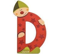 Janod – Lettre décorative – Clown D – en bois