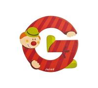 JANOD Lettre décorative Clown G en bois