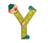 JANOD Lettre décorative Clown Y en bois