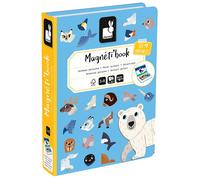 Janod – Jeu magnétique Magnéti'Book Animaux Polaires – 30 aimants, 10 modèles – Dès 3 ans