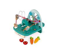 Janod Jouet en bois Mini Looping Lapin et Cie – Éveil & motricité – Dès 18 mois – Multicolore