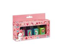 Janod - Lot de 4 Mini Stylos Surligneurs Thème Licorne - Format Vernis - Dès 7 ans, J07861