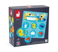 Janod - Jeu éducatif Loto de la Maison J02620 - 4 planches et 24 jetons, FSC, dès 2 ans