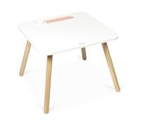 Janod - Ma Première Table de Dessin et d'Activités Dès 18 Mois - Spécialement Conçue pour Les Enfants avec Espace de Rangement pour Crayons - Chaises Non Fournies - Dès 18 Mois