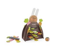 Janod - Magic Carrot - Jeu de Société Enfant - Jeu d'Adresse et de Stratégie - Jouet en Bois - Apprentissage des Couleurs - 2 à 4 Joueurs - Certifié FSC - Dès 3 Ans, J02473