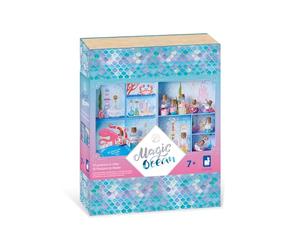 Janod - Magic Ocean - Mes Potions Magiques - Activité Manuelle pour Enfant - Kit de Loisirs Créatifs - Potion Magique Enfant à Fabriquer - Univers des Sirènes - Jeu pour Enfant 7 Ans et + - J09143