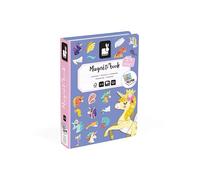 JANOD Magneti’book Livre magnétique Licornes 44 magnets Neuf