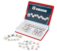 Janod – Jeu magnétique – Magnéti'book Alphabet Français – 142 magnets – Rouge TU