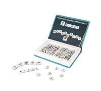 Janod - Magneti'Book Alphabet - Jeu Éducatif Magnétique 142 Pièces - Version Anglaise - Dès 3 Ans, J02712, Bleu Turquoise