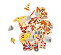 Janod - Magnets Engins de chantier 24 pièces - JURATOYS