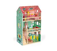 Janod Happy Day Doll´s House Multicolore 3-8 Years