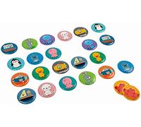 Janod Bath Memory Memory conçu pour les baignoires Animals 2 y+ 24 pcs