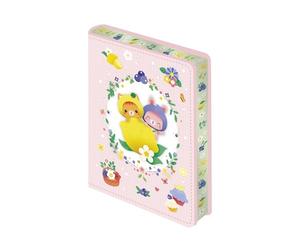 Janod - Mini Carnet 128 Pages Lignées et Illustrées - Coloris Aléatoire - Fermeture Aimantée - Dès 6 Ans -