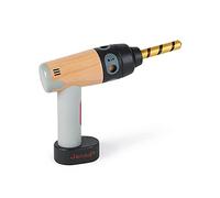 Janod - Mon Premier Jeu de Construction - Perceuse en Bois FSC - Jouet d'Imitation - 2 Outils Aimantés, Visseuse & Perceuse - 3 Ans + - J06474