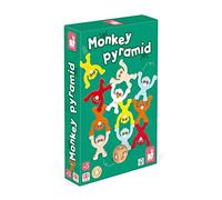 Janod Monkey Pyramid Skill Multicolore 3-99 ans Enfants