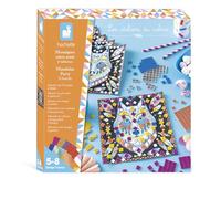 Janod - Mosaïques à Faire Entre Amis - 8 Tableaux Identiques à Décorer - Les Ateliers du Calme - Kit Créatif Enfant Dès 5 Ans