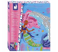 Janod - Coffret mosaïques Les Ateliers du Calme Dauphins et Sirènes - Dès 7 ans - J07961