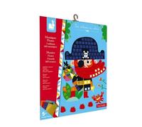 Janod - Mosaïques de Pirates 3 Cartes à Décorer Avec Plus 660 en Mousse