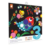 Gommettes Rondes - My Arts & Crafts - Dès 3 Ans - 4 Tableaux - Kit Loisir Créatif Enfant